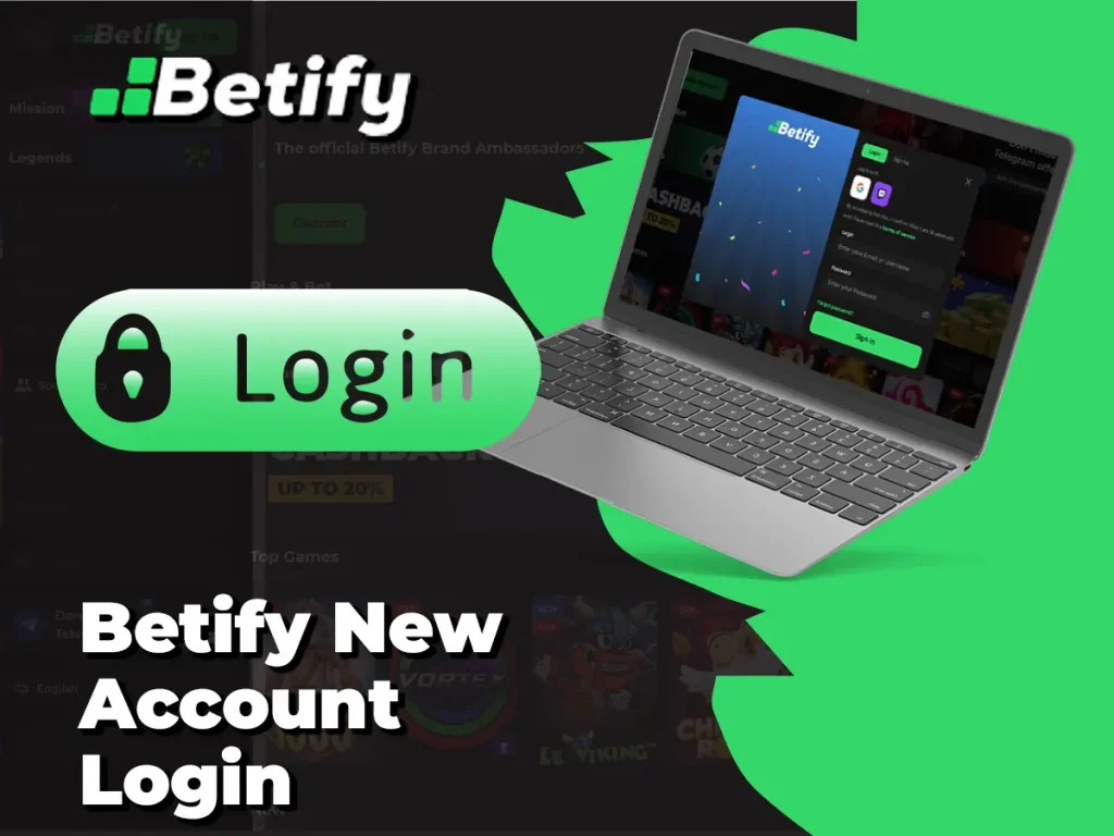 Betify New Account Login