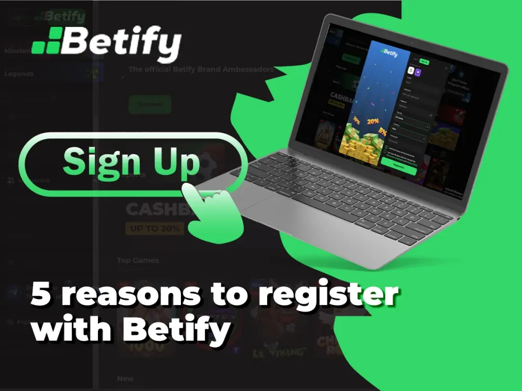 5 reasons to register with Betify  