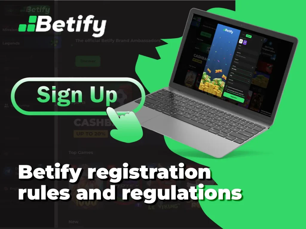 Betify registration rules and regulations